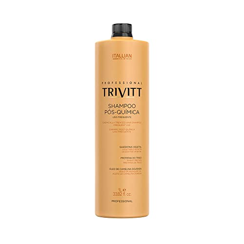 Itallian Hairtech Trivitt Pós-Química 1L: Shampoo para Cabelos Tratados Itallian Hairtech Trivitt Pós-Química 1L: Shampoo para Cabelos Tratados
