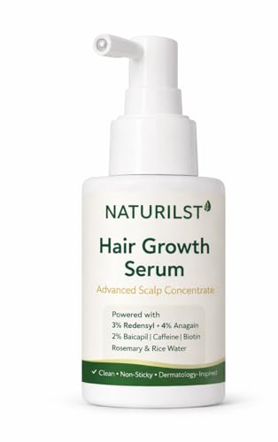 Image of Hair Growth Serum Concentrate - 3% Redensyl, 4% Anagain, 2% Baicapil, Caffeine, Biotin, Plant Keratin & Rice Water - Hair Growth Serum For Men & Women, 50ml
