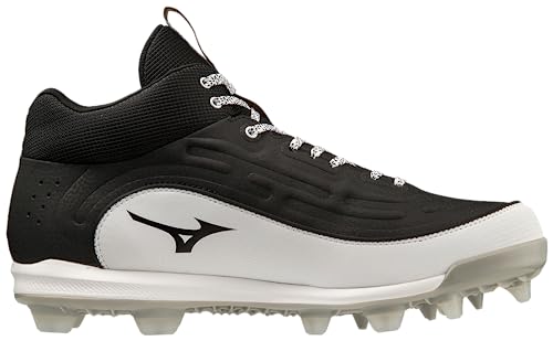Mizuno Men's Ambition 3 Mid TPU Molded Baseball Cleat2