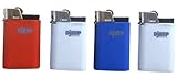 Djeep Lighters (Pack of 4) Assorted Plain Colores
