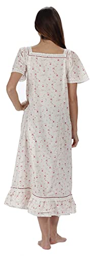 The 1 for U Ladies Nightgowns - Vintage Nightgowns for Women, Evelyn 100% Cotton Gown2
