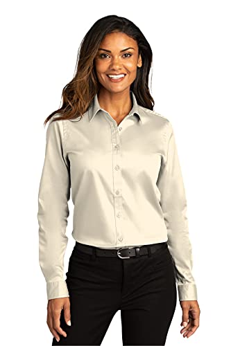 Port Authority Ladies Long Sleeve SuperPro React Twill Shirt