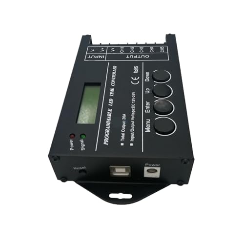 Contrôleur de temps TC421 LED programmable DC12V-24V RVB CCT