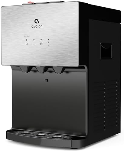 Avalon A12 Countertop Bottleless Water Dispenser, 3 Temperatures, Self Cleaning, Stainless Steel