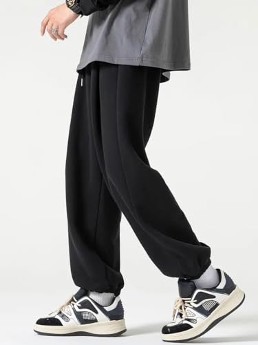 Image of dockstreet Mens Baggy fit Jogger /Sweatpants /Gym Gear, Trouser, Loose Home Relaxed Pants