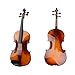 GODECOR 16-Inch Wooden Acoustic Viola for Adults and Beginners, Solid Vintage-Inspired Wood Viola with Case, Bow, Rosin, and Four Fine Tuners, Full Size Viola Instrument, Brown