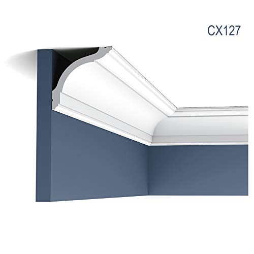 Corniche CX127 Orac en polystyrène HDPS de 200 cm pour masquer les défauts de plafond - 3