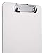 Better Office Products Clear Plastic Clipboards, 12 Pack, Durable, 12.5 x 9 Inch, Low Profile Clip, Translucent Clear, Set of 12