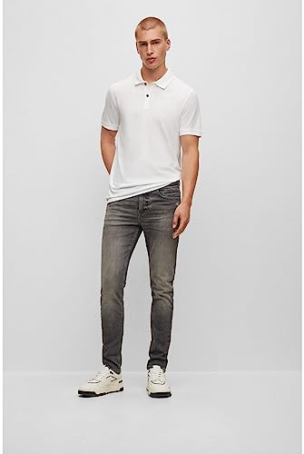 BOSS Herren Prime Polohemd, White100, XXL EU – Ansicht 2
