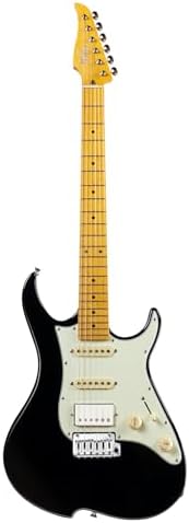 Amazon.com: Vola OZ RV MF MC V3 Electric Guitar Black Gloss 