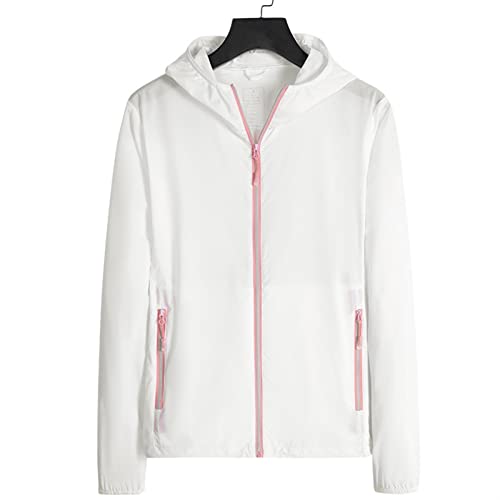 Chaqueta de senderismo para mujer con protección solar UV50 y bolsillos