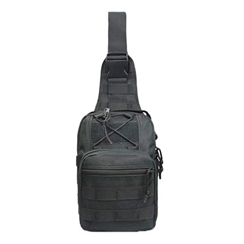 menolana 2 Peças de Bolsa Tática Masculina de Ombro Crossbody Bolsa Molle Bolsa de Viagem para Acamp