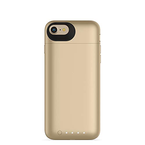 Image of mophie Juice Pack Wireless - Qi Wireless Charging - Protective Battery Case for Apple iPhone 8 and iPhone 7 - Gold