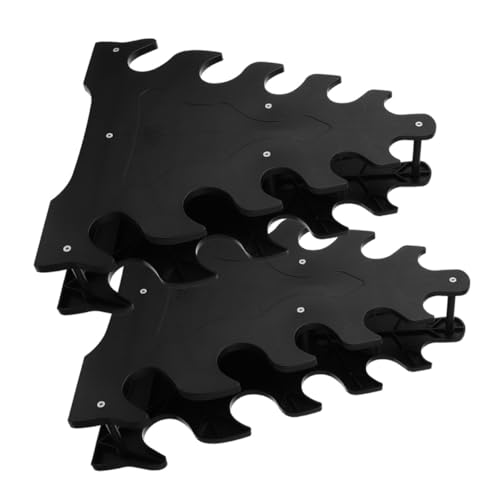 POPETPOP 2-piece Dumbbell Storage Rack Heavy Duty Dumbbell Holder Organizer Sturdy Pp Material Accessory Stand Protects Heads