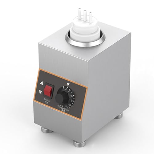 Calentador de Salsa Eléctrica Comercial, Acero Inoxidable, Salsa Caliente, Placas Calefactoras con Brillo, Temperatura Ajustable (30-85°C), Calentamiento por Inmersión,1Flasche