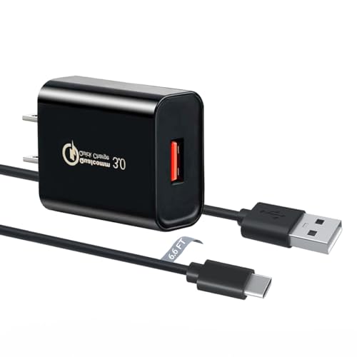 Fast Charger for Motorola G Power 2025 2024 2023,G Stylus 2022 2021 5G,Moto One 5G/One 5G UW Ace,Edge/Edge+,G200/G100 G41/G71/G60s/E20/G30/G10/G51 USB C Android Phone Charging Power Supply Cable Cord