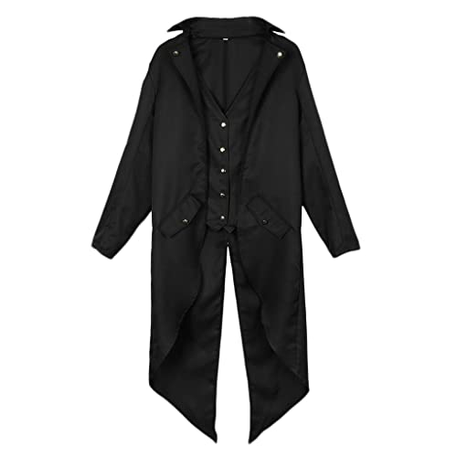 Queue longue pour homme steampunk gothique idéale pour festival cosplay