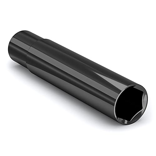 Image of White Knight 2904BK-25AM Black 1 /2 inch-20 1-Pc Hex Spike Lug Nut Set with Extra Spike Lug Nut, 25 Pack