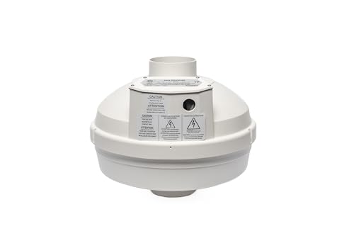 Image of Festa AMG Prowler Radon Fan - 3 inch Installation Kit - Quiet and Energy Efficient Radon Mitigation Inline Fans - High Performance 3 inch Duct Fan