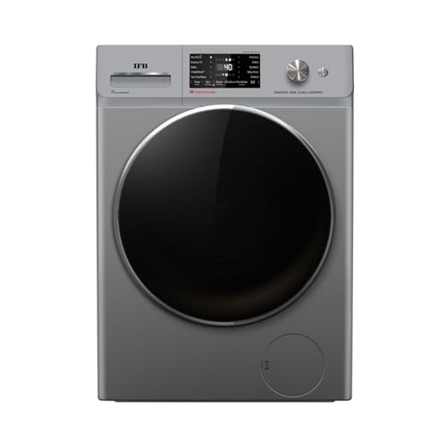 Image of IFB 8 Kg 5 Star Front Load Washing Machine 2X Power Steam (SENATOR MSN 8012K, 1200 RPM, 2024 Model, Metallic Silver, Touch Control + Knob In-built Heater, 4 years Comprehensive Warranty)