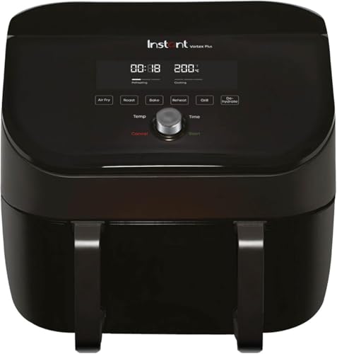 Instant Pot – Versazone Dual Black Heißluftfritteuse – Groß 8,5 l, Familiengröße – Einzelner Doppelkorb mit Trennwand – 8 in 1 – Dörren… – Ansicht 1