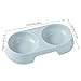 Welpennäpfe | Macaron Elevated Cat Double Bowl | Welpenfutter- und Wassernäpfe-Set, Fressnäpfe zum Füttern von kleinen, mittelgroßen Hunden, Katzen, Welpen