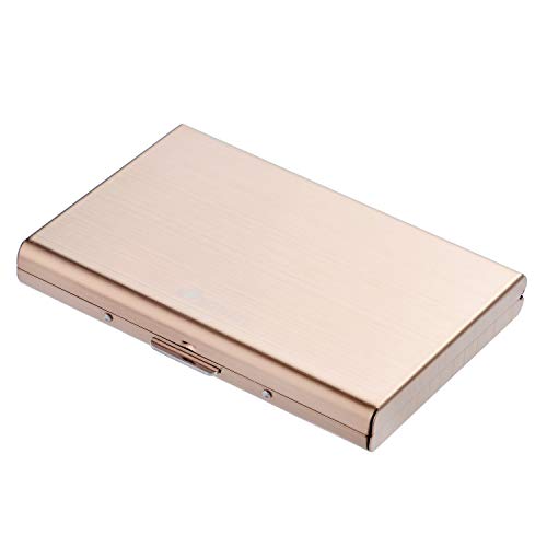 BONSYL® Porte-Carte de Crédit, Portefeuille de Carte de Crédit en Métal en Métal pour Hommes et Femmes, avec Protection RFID et NFC Contre Le vol de...