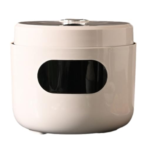 Cocinadora De Arroz Pequeña 3l, Mini Olla Y Cocción De Arroz De Acero Inoxidable para 2-4 Personas, Cocina De Control Inteligente 8-en-1 De Bajo Carbohidrato Multifunción, Temporizador De Retraso