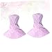 FUNOMOCYA 2pcs Anti-Static Striped Working Shawl Hat Pink, Protective Headgear for Industrial Work, Dust-Resistant Safety Cap for Women