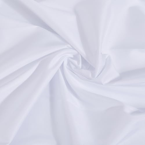 GORGECRAFT Fondo de Fotografía Blanco de 1.5x1m Telón de Fondo de Poliéster Plegable Lavable Tela Brillante Cortina Cortinas Pantalla Plegable para Fotos Sesión de Fotos Grabación de Vídeo