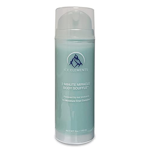 Ice Elements 2 Minute Miracle Body Souffle Skincare – Daily Lotion – Lasting Hydration – Sooth and Soften Skin – Minimize the Appearance of Wrinkles – 5 oz.