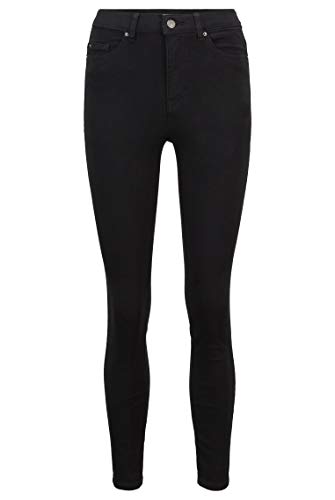 BOSS Women's SUPERSKINNY Crop 1.0 10232149 Jeans, Black 1, 5