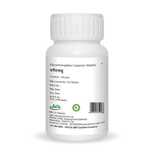 Image of Jain Yastimadhu (Licorice) Powder - 100 g (Pack of 3)