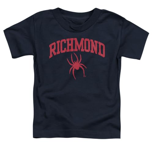 LOGOVISION University of Richmond One Color Arched Kids T Shirt (2) for Toddler Boys and Girls, Navy