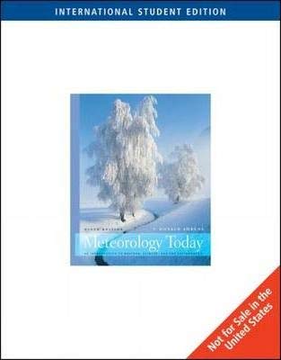 Meteorology Today: An Introduction to Weather, Climate, and the Environment