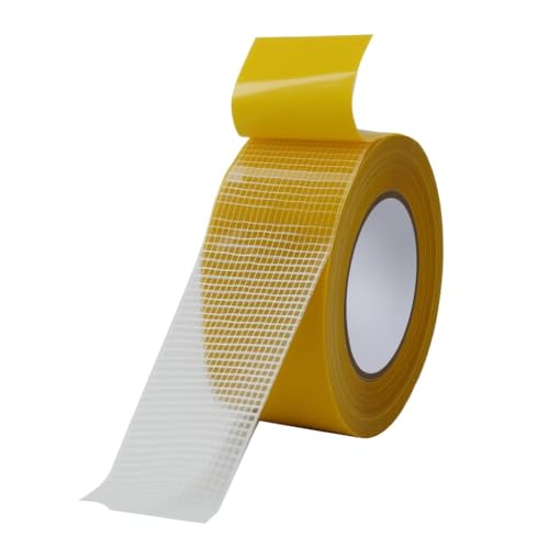 Toaluea Cinta Doble Cara Extrafuerte 2.5cm x 10m, Cinta para Dobladillos Pantalones Alfombra Ropa Cortinas, Multifonctionnel Tape para Moquetas, No Requiere Costura ni Planchado