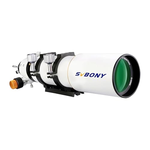 Svbony SV503 Ed Télescope, Réfracteur Achromatique 80F7, Réfracteur de Dispersion Supplémentaire Dispersion OTA pour Astrophotographie et Visuel (80mm)