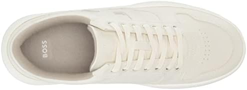 BOSS Men's Big B Lace Up Sneakers, Ultra White, 8 | Image 4