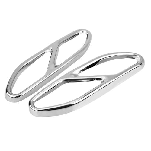 Cache de sortie d'échappement pour Mercedes Classe S W222 2018-2022 en finition chrome gloss