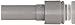 John Guest Acetal Copolymer Tube Fitting, Reducer, 1/4