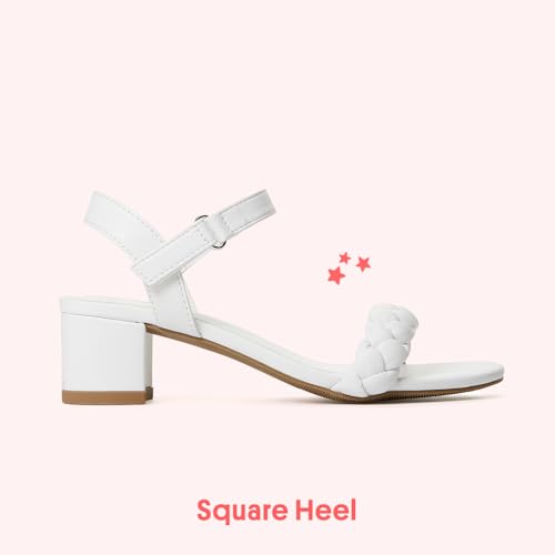 Image of FabKids Girls Braided Open Toe Ankle Strap Flat Lightly Padded Sandals Summer Holiday Party Dress Shoes for Toddler Little Kid Big Kid