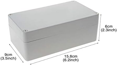 Saim Waterproof Junction Box DIY Outdoor Junction Box 158mm x 90mm x 60mm