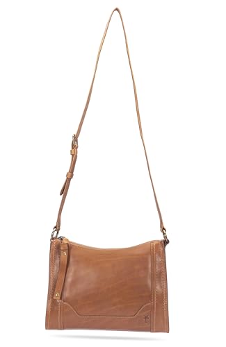 Image of Frye Women's Melissa Zip Crossbody Bag, Stylish Handbag with Adjustable Strap & Pockets