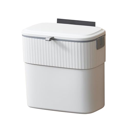 Cubo de basura suspendido y contenedor de compost de encimera para armario de cocina y baño bajo fregadero