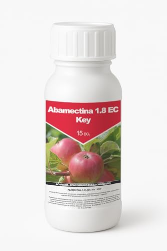 ABAMECTINA 1.8 EC KEY | Insecticida Acaricida | Control de Ácaros e Insectos en Cultivos | 15 cc