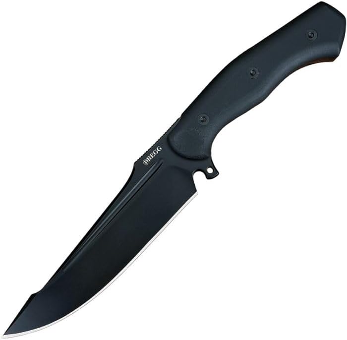 Begg Knives Alligator Fixed Blade Black BG047