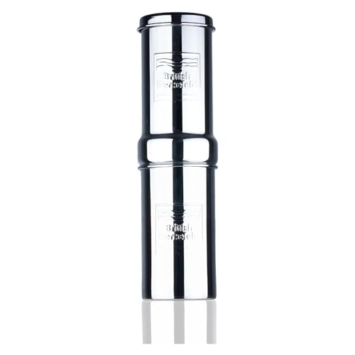 British Berkefeld 1 liter draagbaar RVS zwaartekracht waterfilter