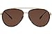 BURBERRY Sunglasses BE 3125 101773 Oliver Gold Dark Brown