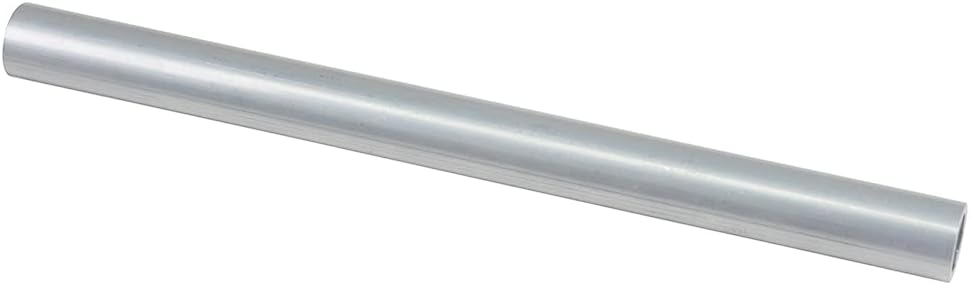 Feelers 6061 Aluminum Tubing 19mm OD x 15mm ID - 2 Pack 200mm Length Straight Round Pipe, Metric Size Metal Tube for DIY Crafts, Machinery Parts