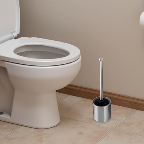 Ensemble brosse de toilette hygiénique anti éclaboussures